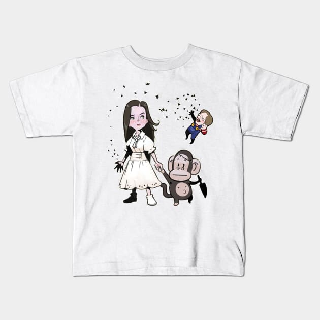 telekinesis girl Kids T-Shirt by COOLKJS0